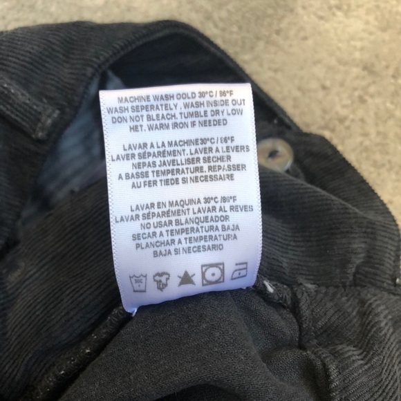 Sundry Side Stripe Raw Hem Corduroy Le Soleil Pant - Picture 6 of 7